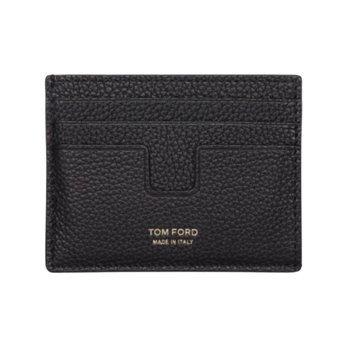 Y0233-LCL158G-NAA Tom Ford Leather Card Holder Black