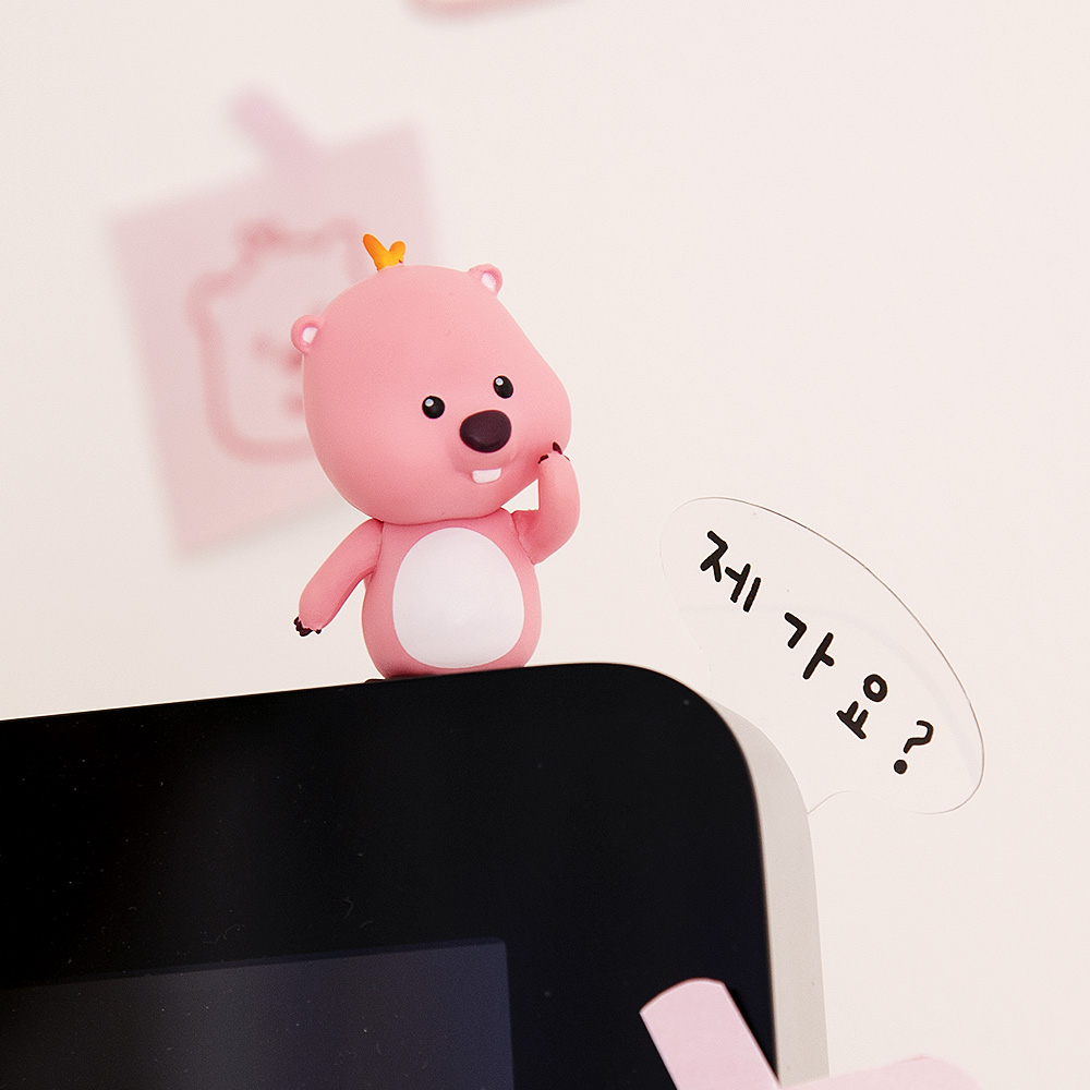 로이체 잔망루피 모니터 피규어 갓생 & 어쩔(Royche Zanmang Loopy Monitor Figure God-Life & So What) - 4