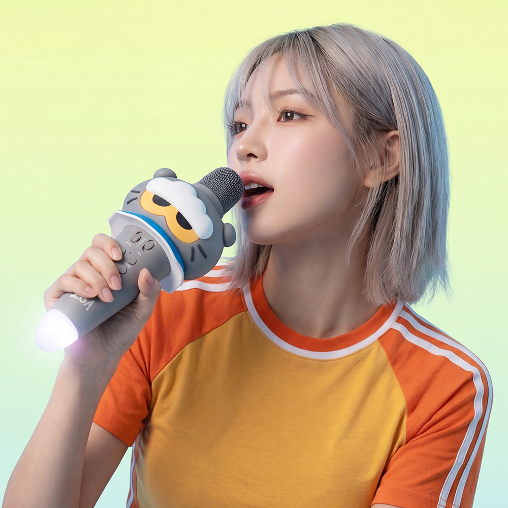 로이체 조앤프렌즈 충전식 블루투스 무선 노래방 마이크(Royche Zo & Friends Rechargeable Bluetooth Wireless Karaoke Microphone) - 6