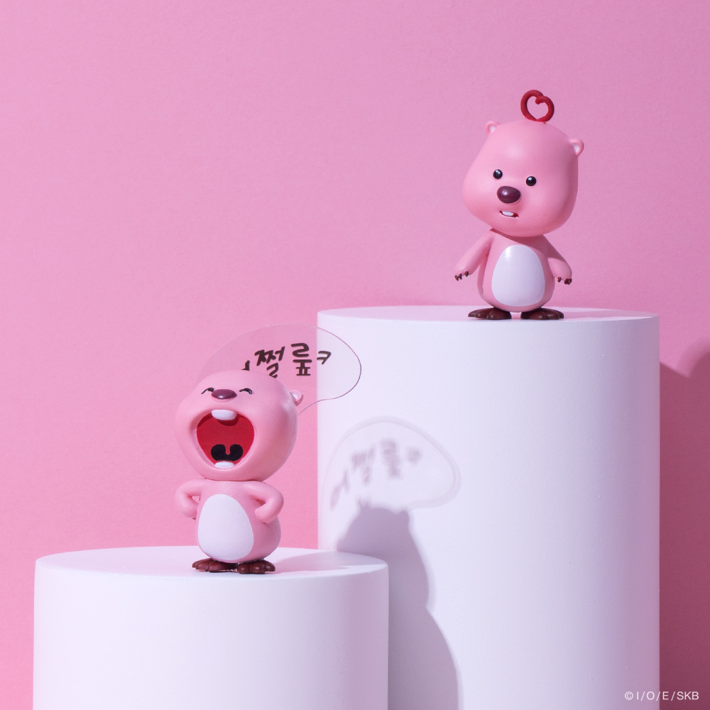 로이체 잔망루피 모니터 피규어 당당 & 두근(Royche Zanmang Loopy Monitor Figure Confident & Heart-Fluttering) - 4