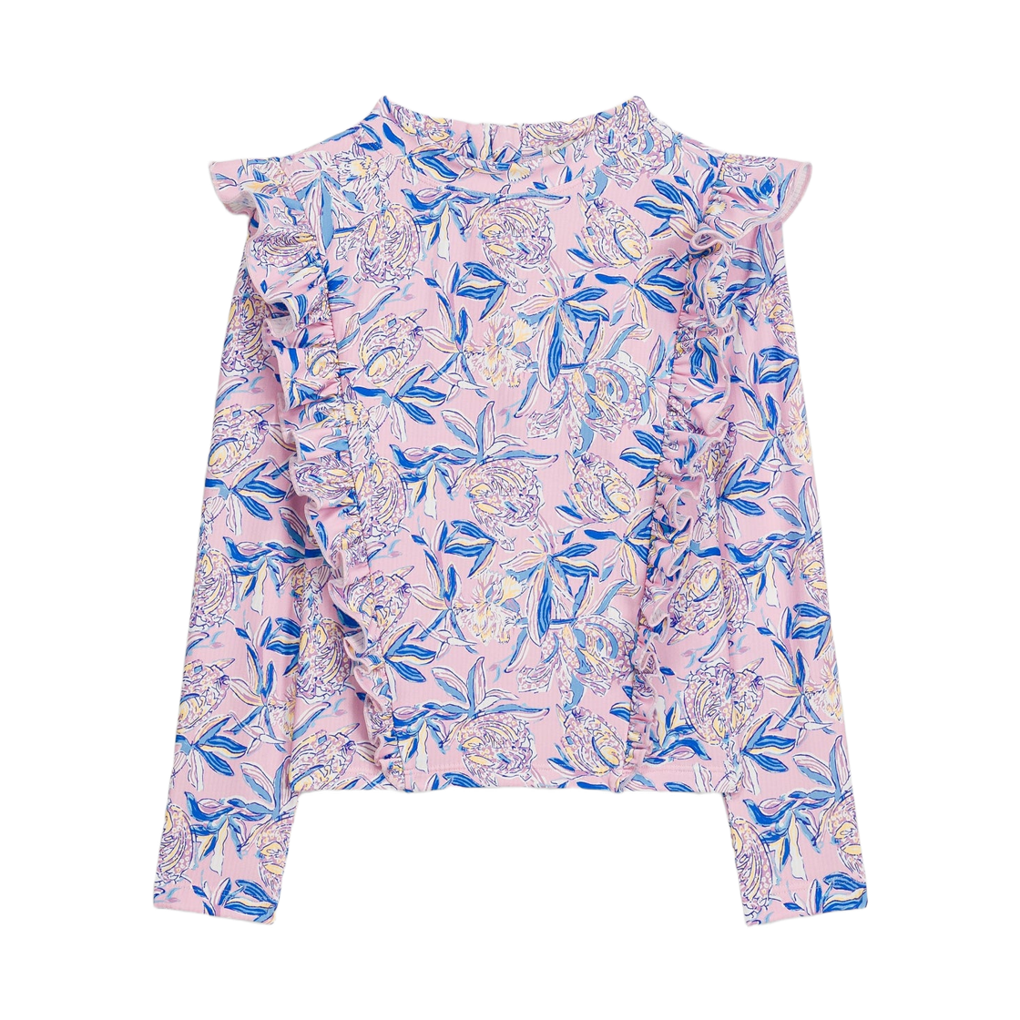 (키즈) 루이스 미샤 야니카 스윔 세트 핑크 러쉬 파라다이스((Kids) Louise Misha Yanika Swim Set Pink Lush Paradise) - 2