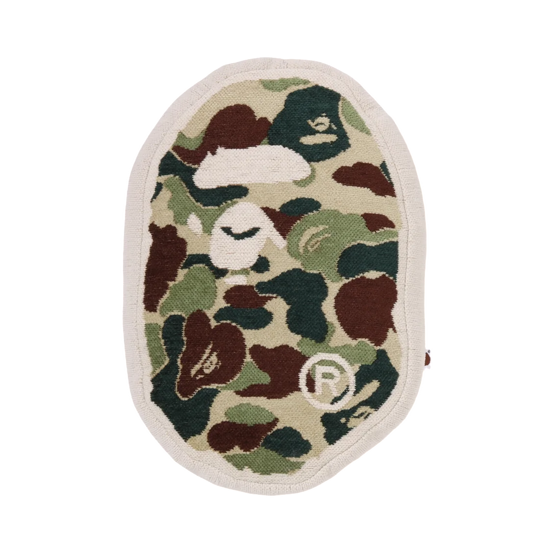 베이프 ABC 카모 에이프 헤드 쿠션 그린(BAPE ABC Camo Ape Head Cushion Green)