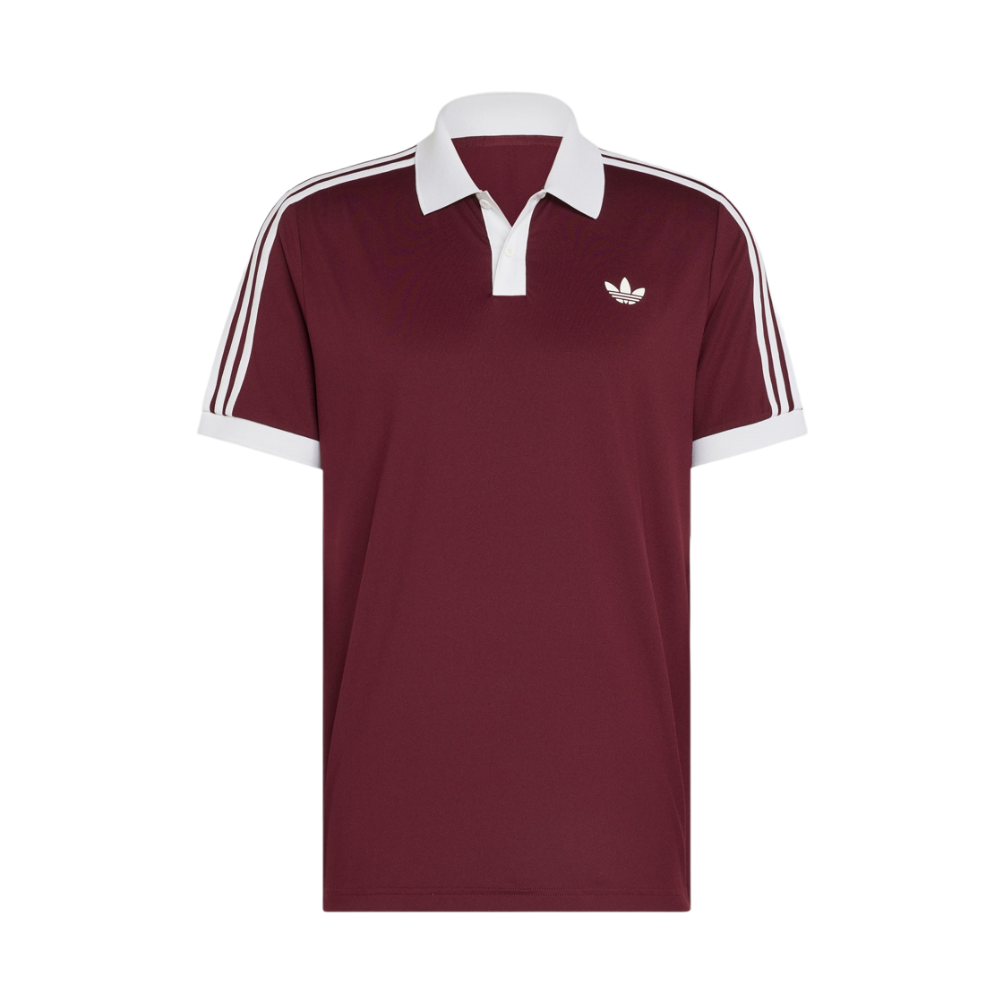 KY8887 Adidas Tennis Classic Polo Shirt Maroon - KR Sizing