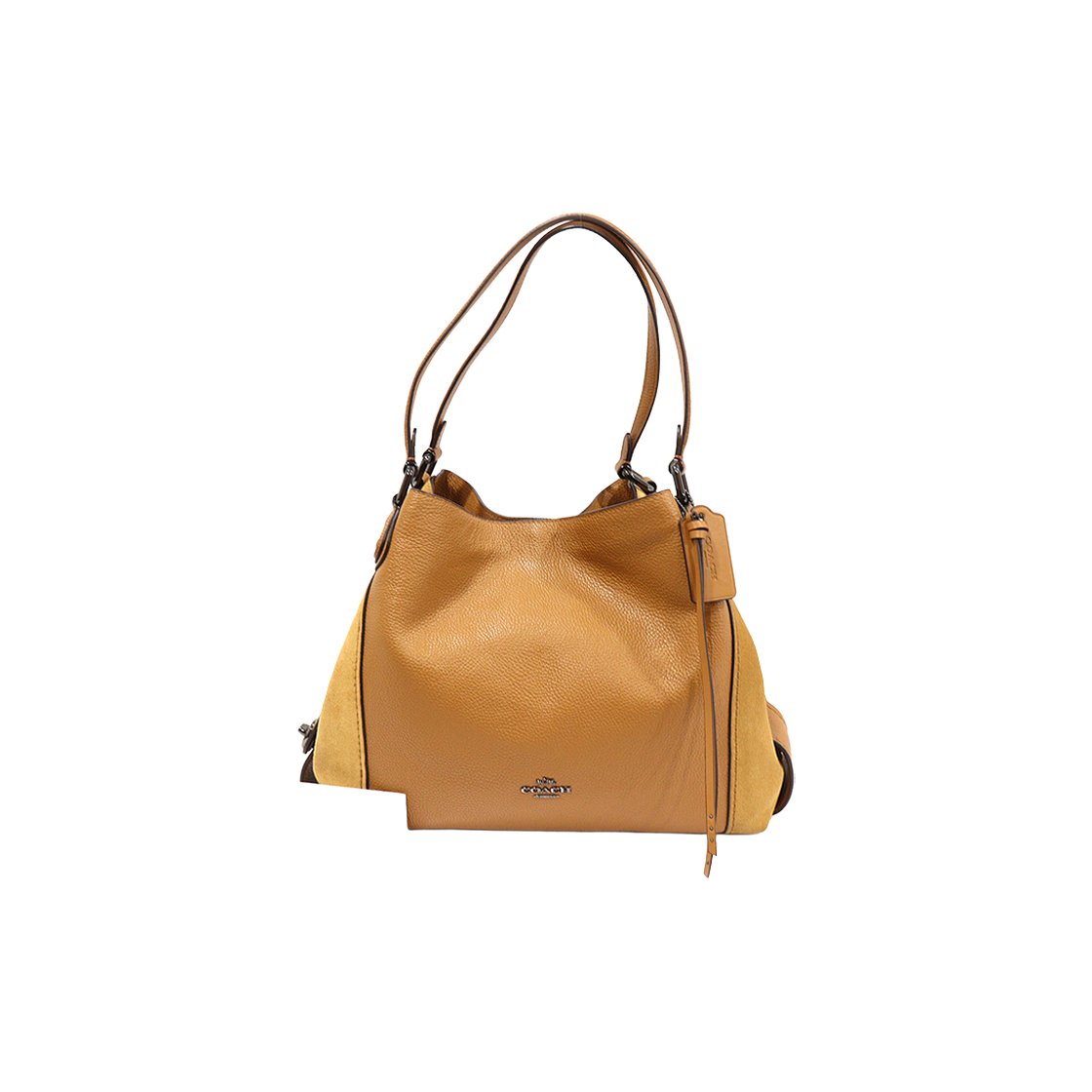 코치 59500 브라운 페블 레더 스웨이드 EDIE 에디 31 호보 숄더백(Coach Edie 31 Hobo Shoulder Bag in Brown)