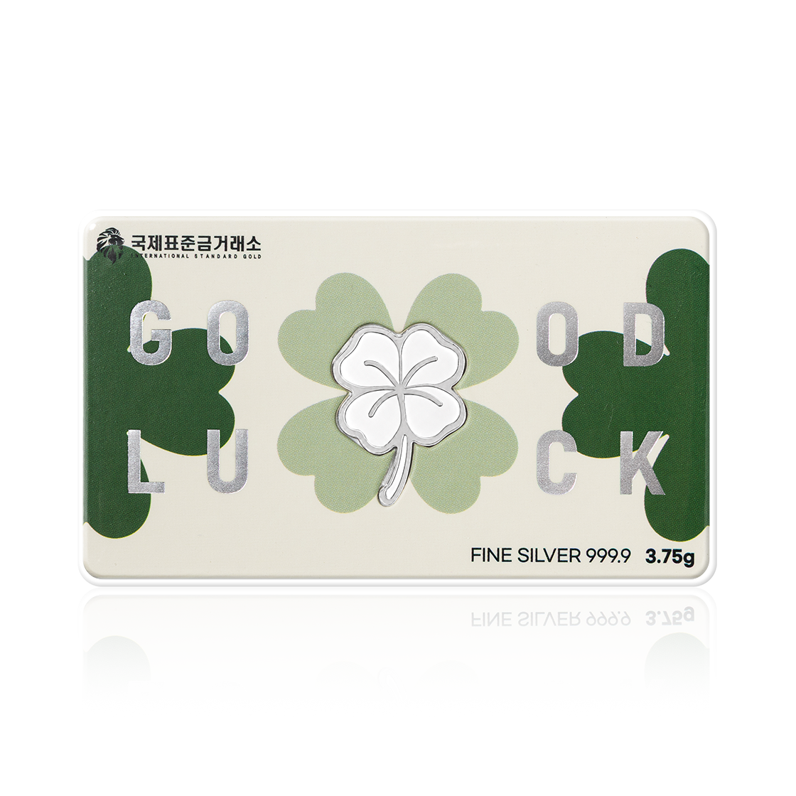 국제표준금거래소 네잎클로버 실버바 3.75g(International Standard Gold - A Four-Leaf Clover Silver Bar 3.75g) - 2