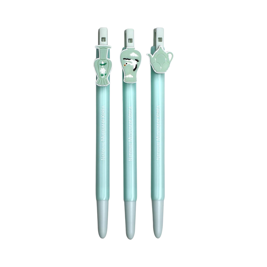 뮷즈 청자 볼펜세트 (3개 세트)(MU:DS Celadon Ballpoint Pen Set (Set of 3))