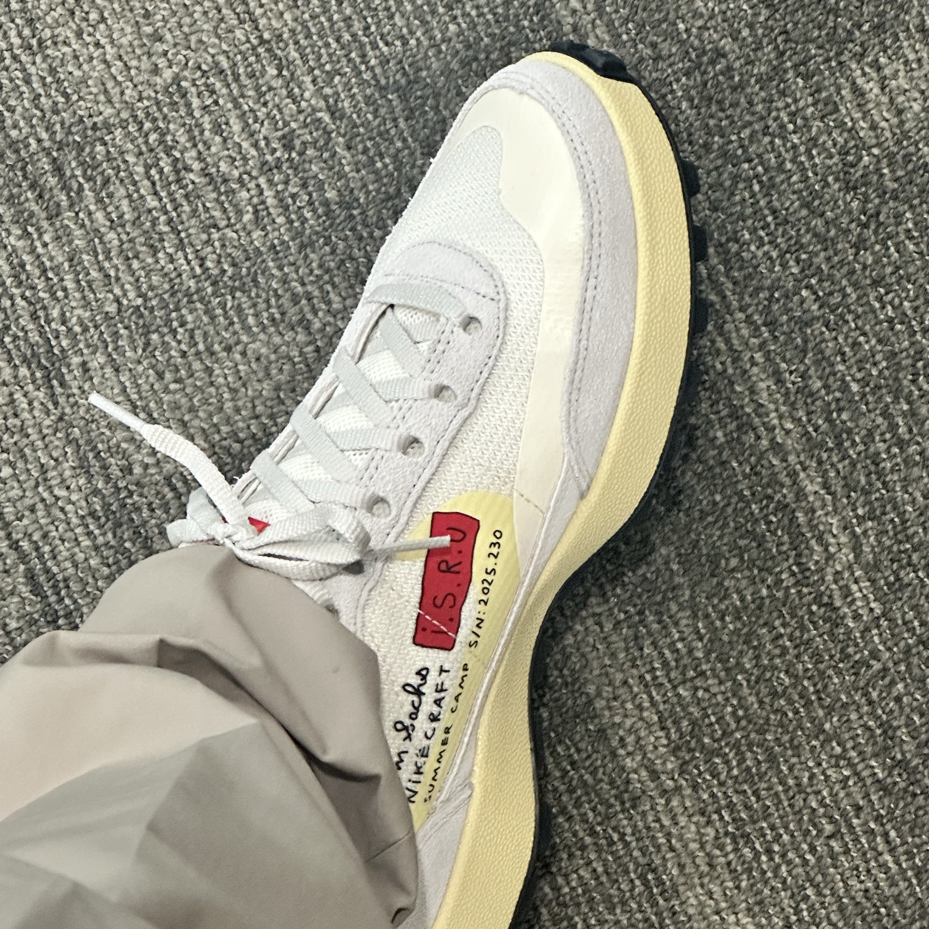 Nike x Tom Sachs General Purpose Shoe Grey Yellow 착용 스타일