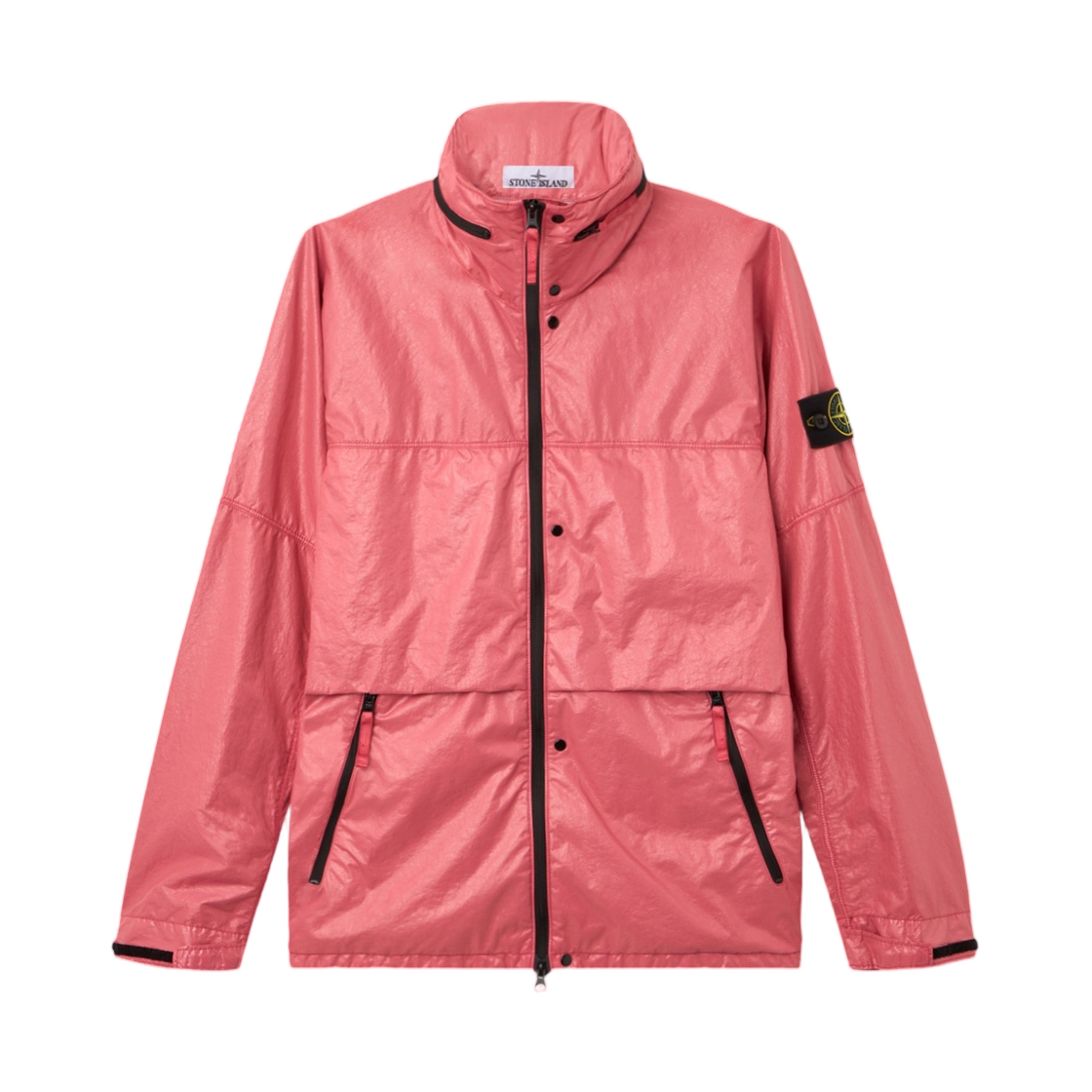 L2S15Q1000-19S0419-V0089 Stone Island Q100019 Light Nylon 3L-TC Hooded Jacket with Water-Resistant Membrane Geranium - 26FW