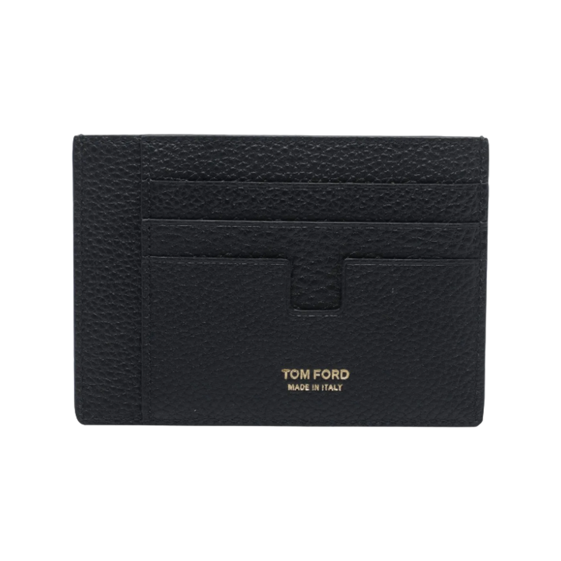Y0397-LCL158G-NAA Tom Ford Logo Embossed Rectangle Card Holder Black