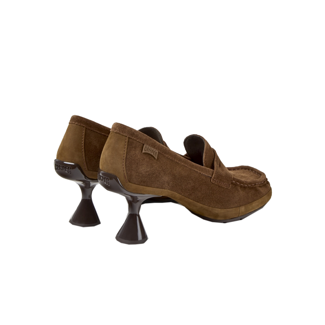 캠퍼 여성 라이트 레프트 펌프스 브라운(Camper Woman Right Left Pumps Brown) - 4