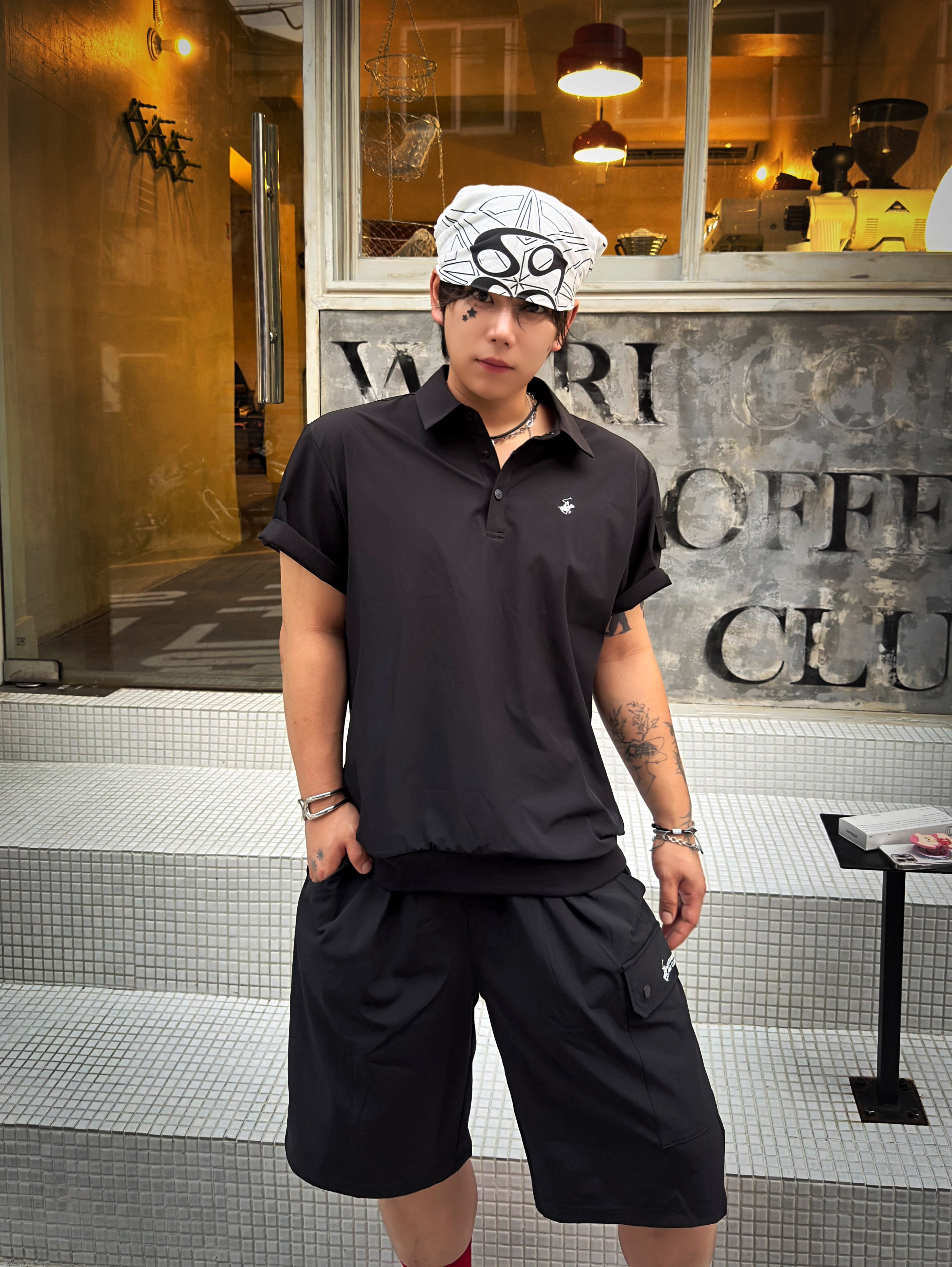 Diesel Dx1477 Stainless Steel Chain Necklace Silver 착용 스타일 - 3