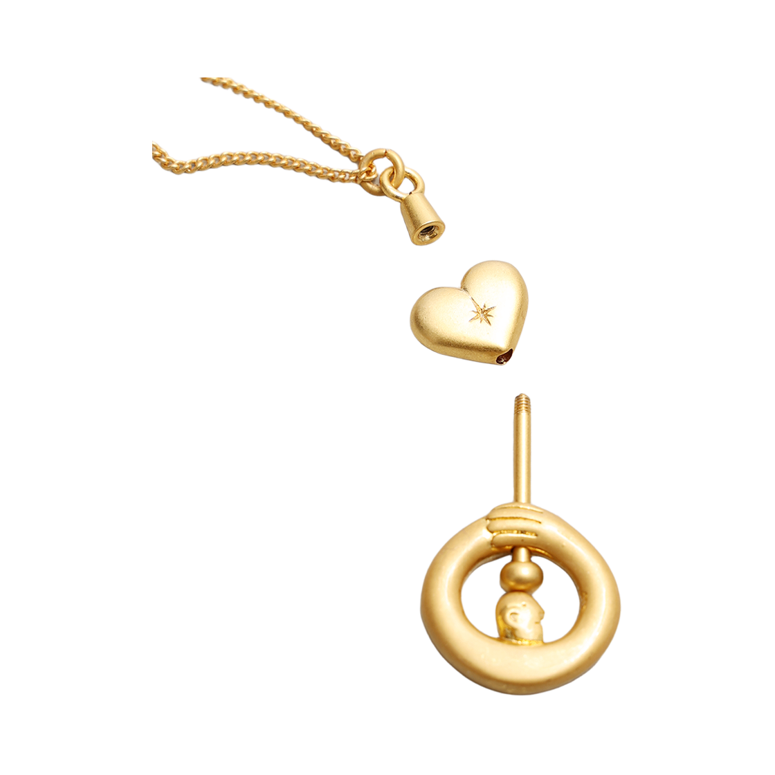 토우토우아카이브 필라르 가디언 목걸이 골드(TOWTOW.ARCHIVE Pilar Guardian Necklace Gold) - 6