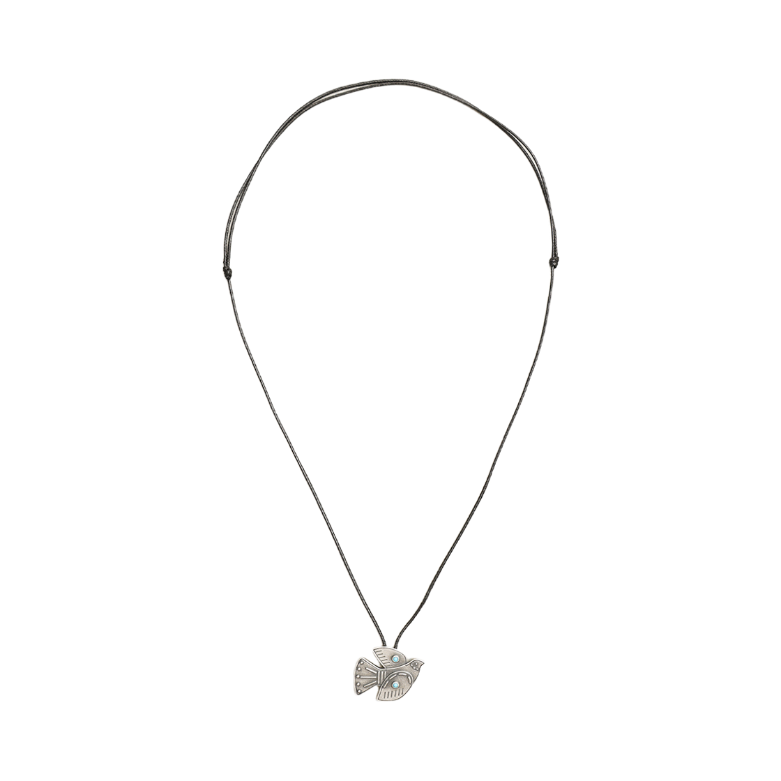 토우토우아카이브 피젼 타이 목걸이 실버 버니시(TOWTOW.ARCHIVE Pigeon Tie Necklace Silver Burnish) - 3
