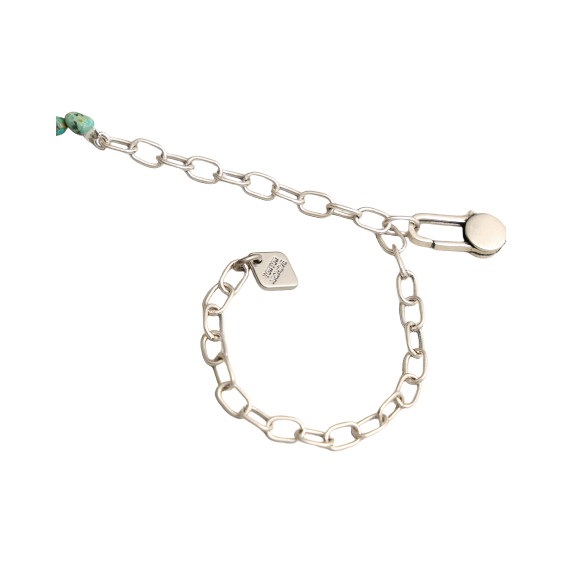 토우토우아카이브 피스바 스톤 목걸이 그린(TOWTOW.ARCHIVE Peace Bar Stone Necklace Green) - 4