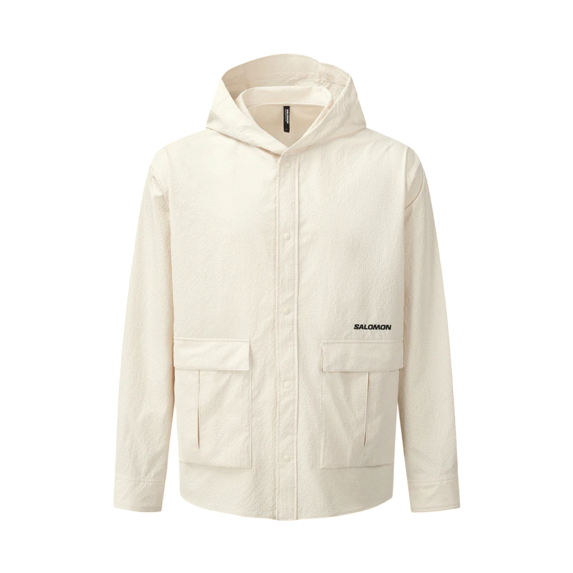 LD0038400 Salomon Morphing Hooded Shirt Jacket Ivory
