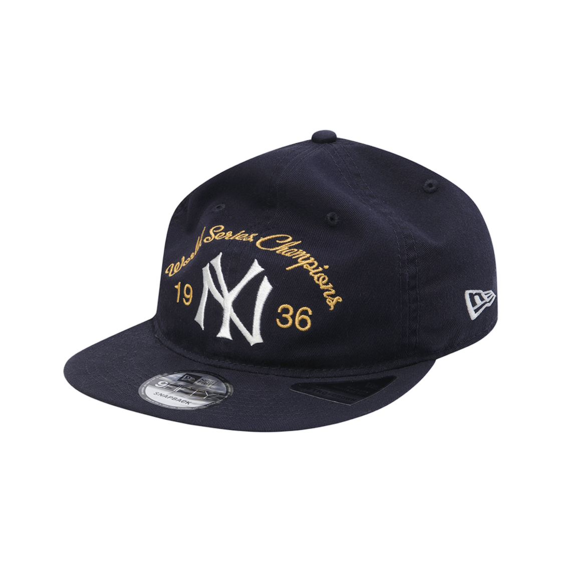 뉴에라 MLB 뉴욕 양키스 월드 시리즈 레트로 크라운 스트랩백 네이비(New Era MLB New York Yankees World Series Retro Crown Strapback Navy) - 2