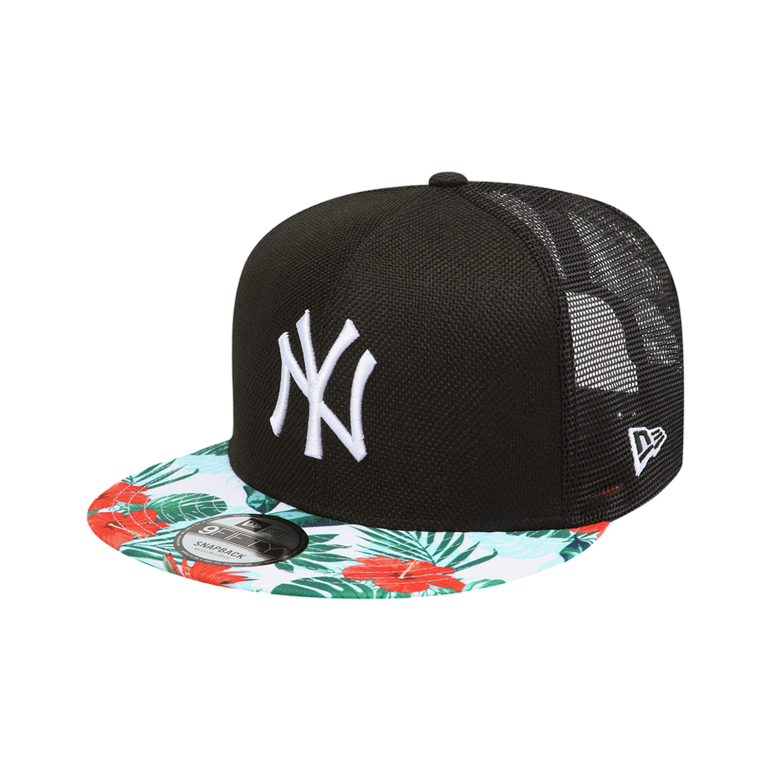 15216766 New Era MLB New York Yankees Hawaiian Pattern Snapback Black