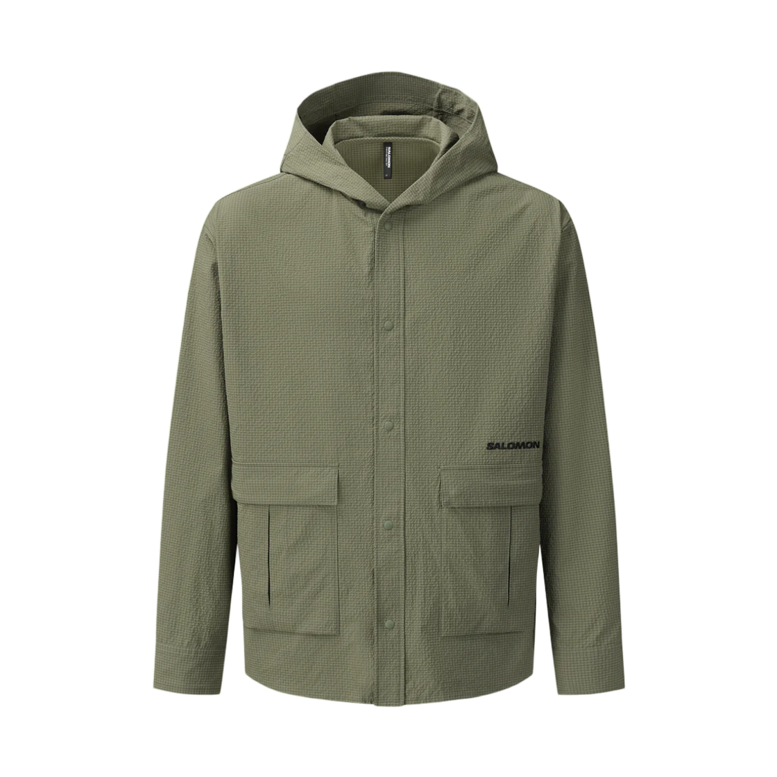 LD0038500 Salomon Morphing Hooded Shirt Jacket Khaki