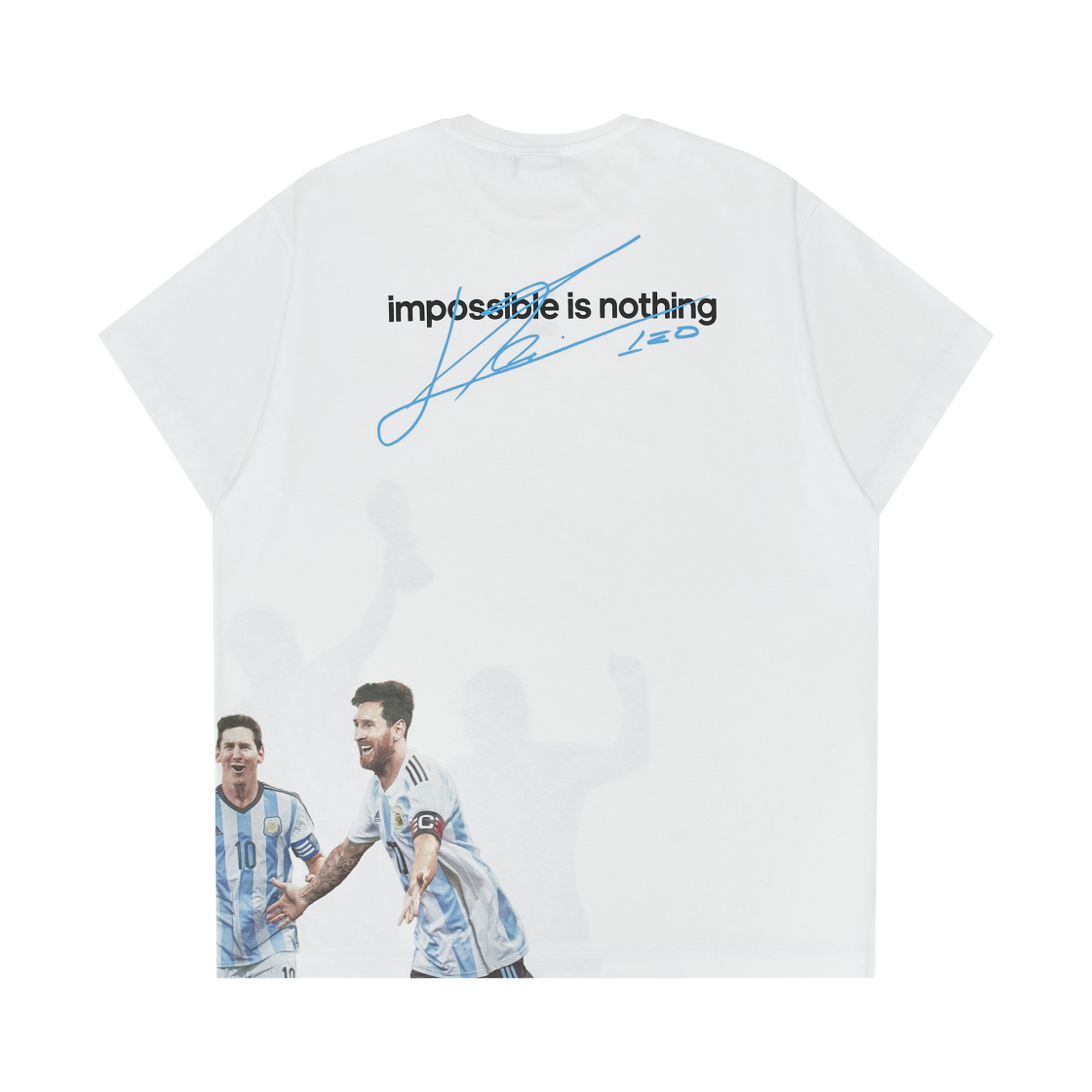 아디다스 x 키스 x 메시 풋볼 월드 컵 그래픽 티셔츠 화이트 - KR 사이즈(Adidas x Kith x Messi Football World Cup Graphic T-Shirt White - KR Sizing) - 2