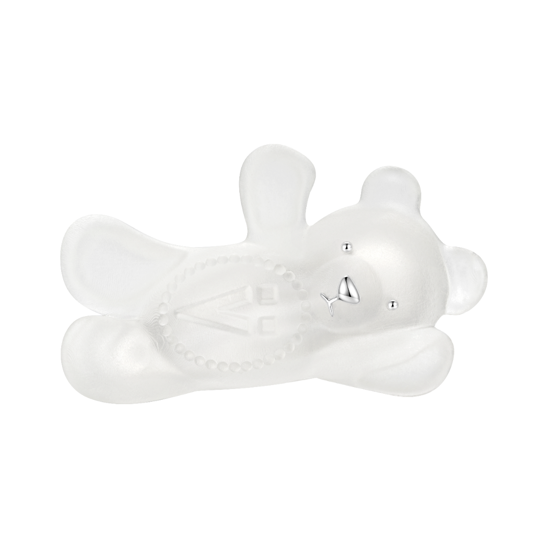 위민 글래스 베어 헤어 클립 트랜스페어런트 - 26FW(Yvmin Glasses Bear Hair Clip Transparent - 26FW)