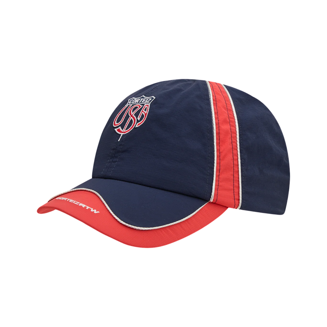 코르테이즈 미국 캡 네이비 레드(Corteiz USA Cap Navy Red)