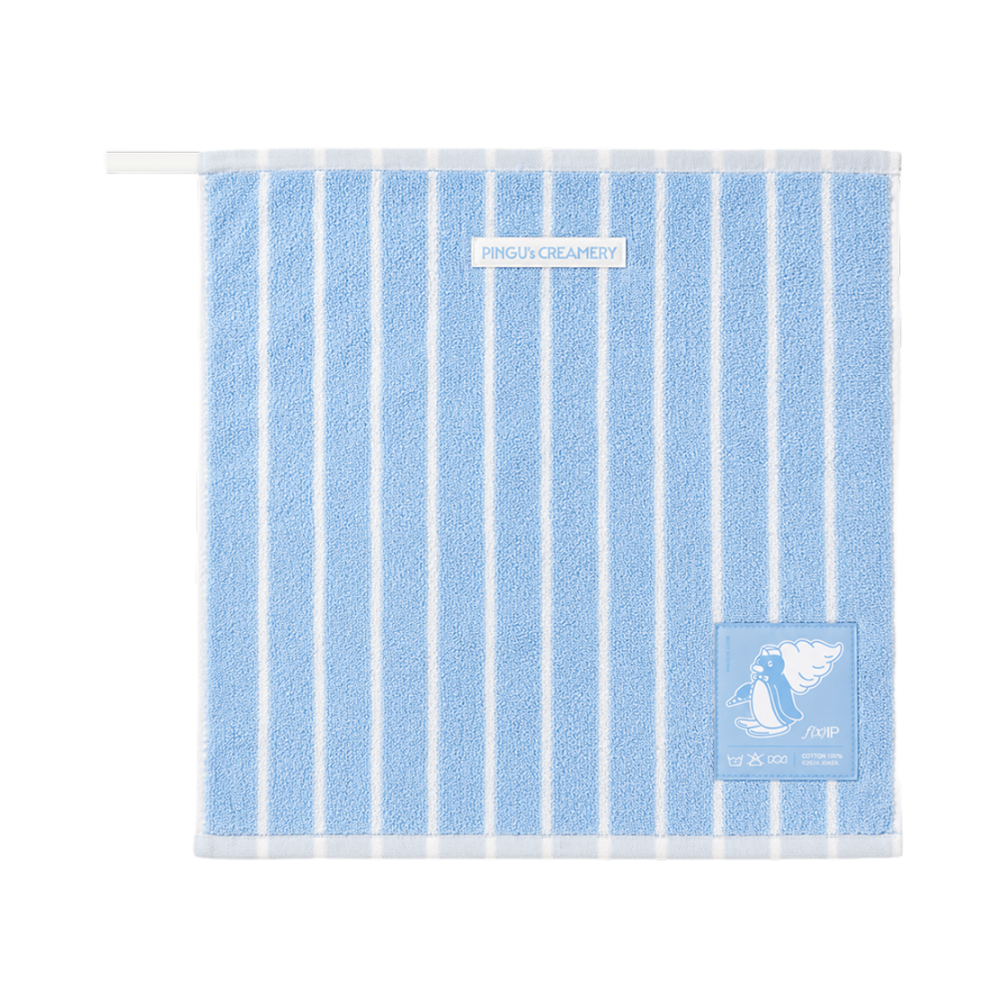 PCR-HTB PINGU'S CREAMERY Hand Towel - BLUE