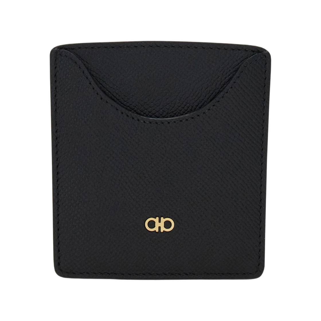 페라가모 마이크로 간치니 비지니스 카드 홀더 블랙(Ferragamo Micro Gancini Business Card Holder Black) - 1