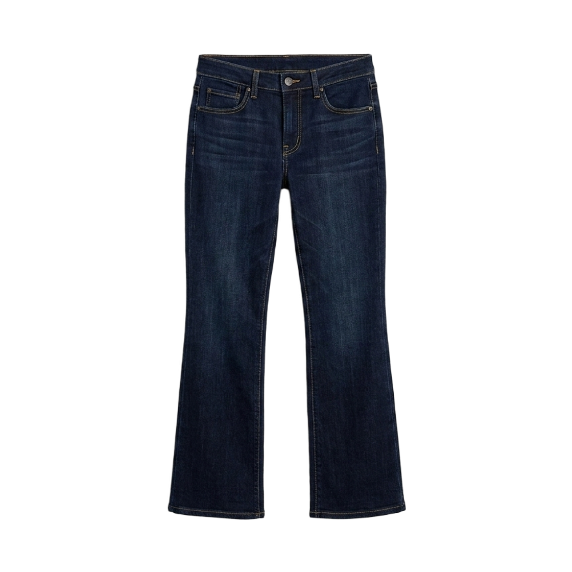 GW3636 GCLIP Warm Fleece Secret Banding Stretch Bootcut Jeans