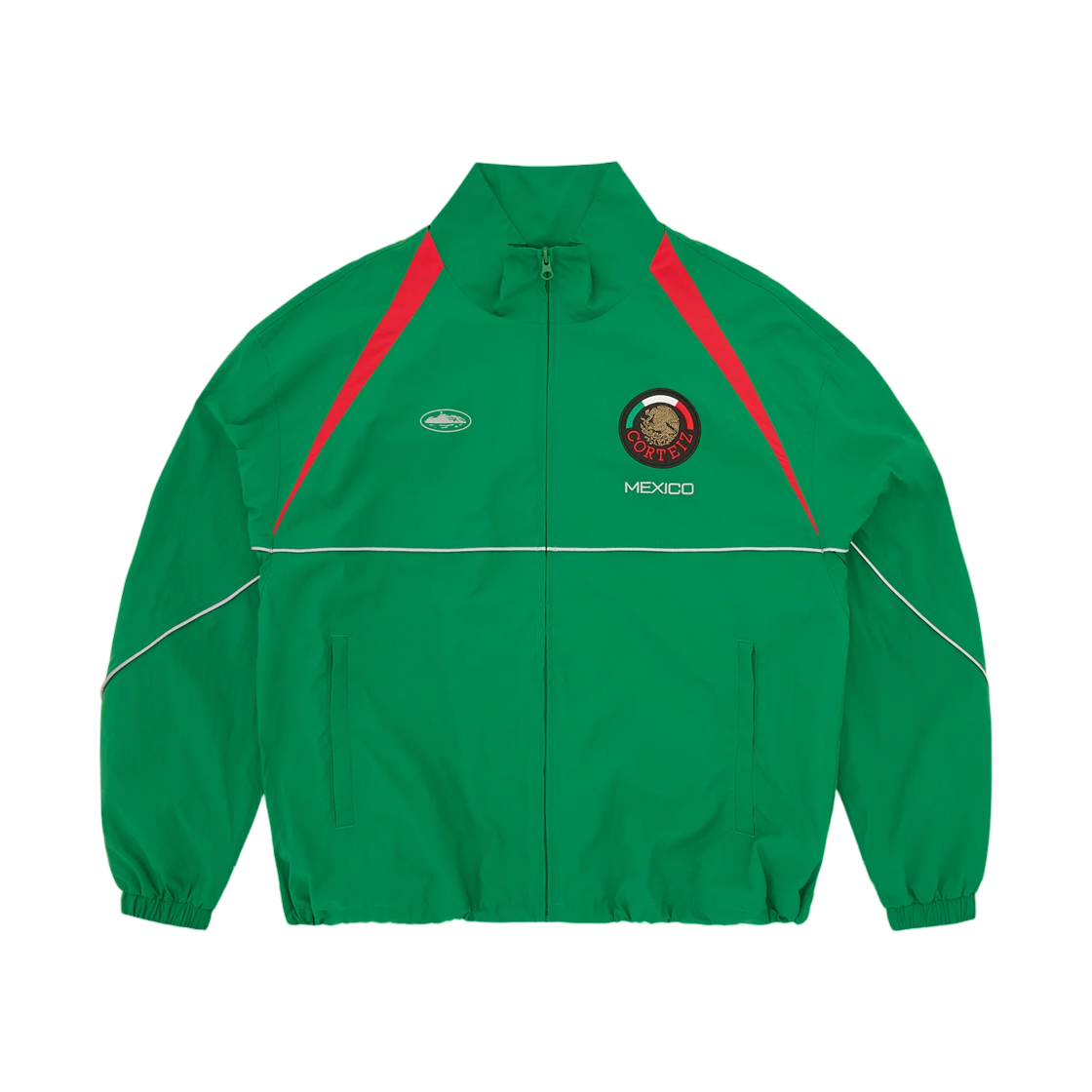 코르테이즈 멕시코 슈쿠 자켓 그린 레드(Corteiz Mexico Shuku Jacket Green Red) - 1