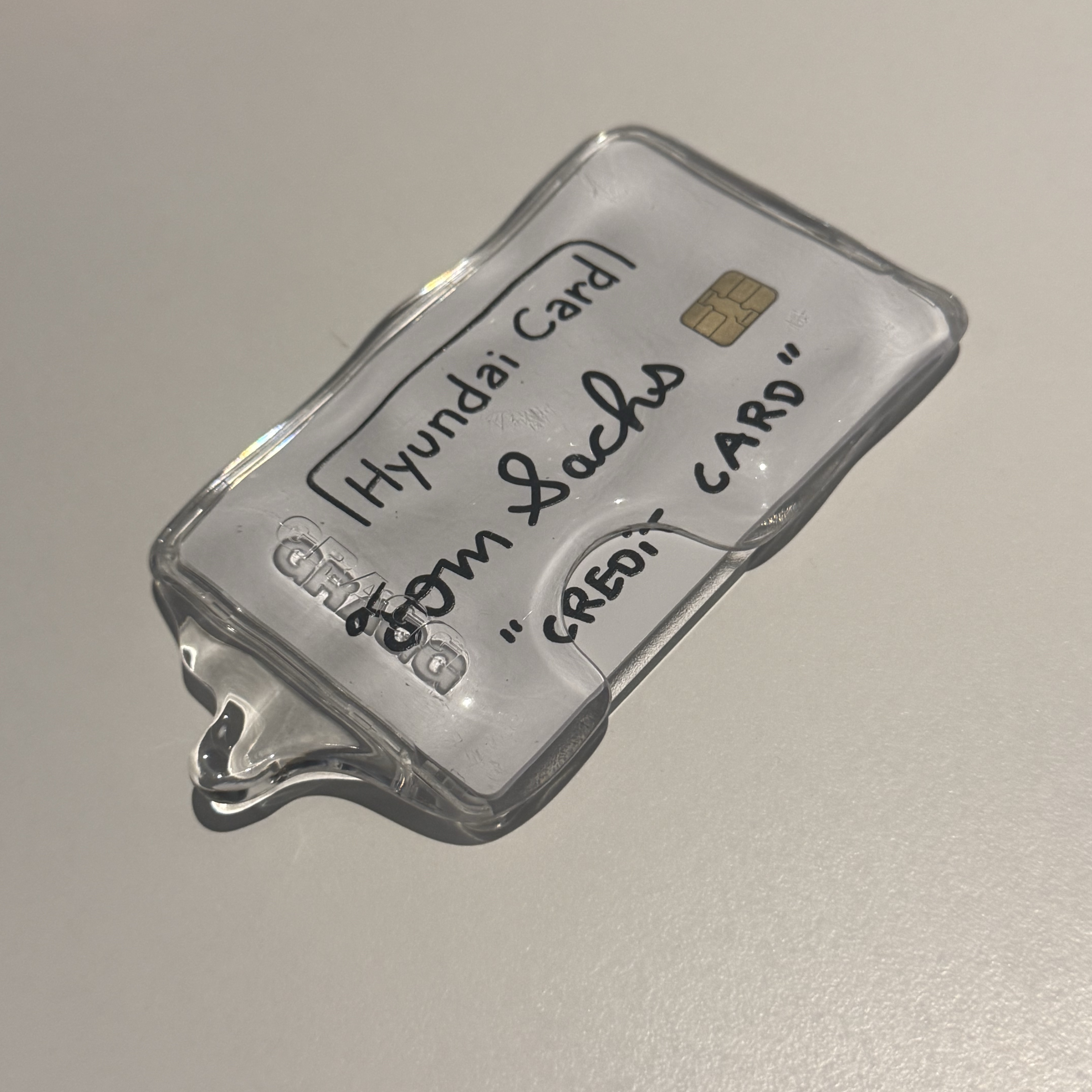 Gragg Double Layers Magsafe Card Slot - Clear 착용 스타일