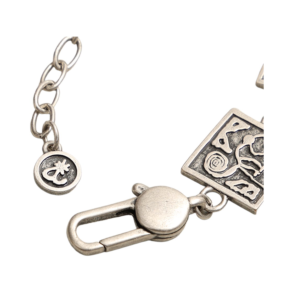 토우토우아카이브 스탬프 타일 체인 팔찌 실버 버니시(TOWTOW.ARCHIVE Stamped Tile Chain Bracelet Silver) - 5
