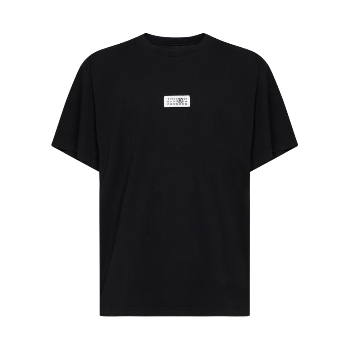 SH0GC0071M20258900 MM6 Maison Margiela Cotton Logo T-Shirt Black