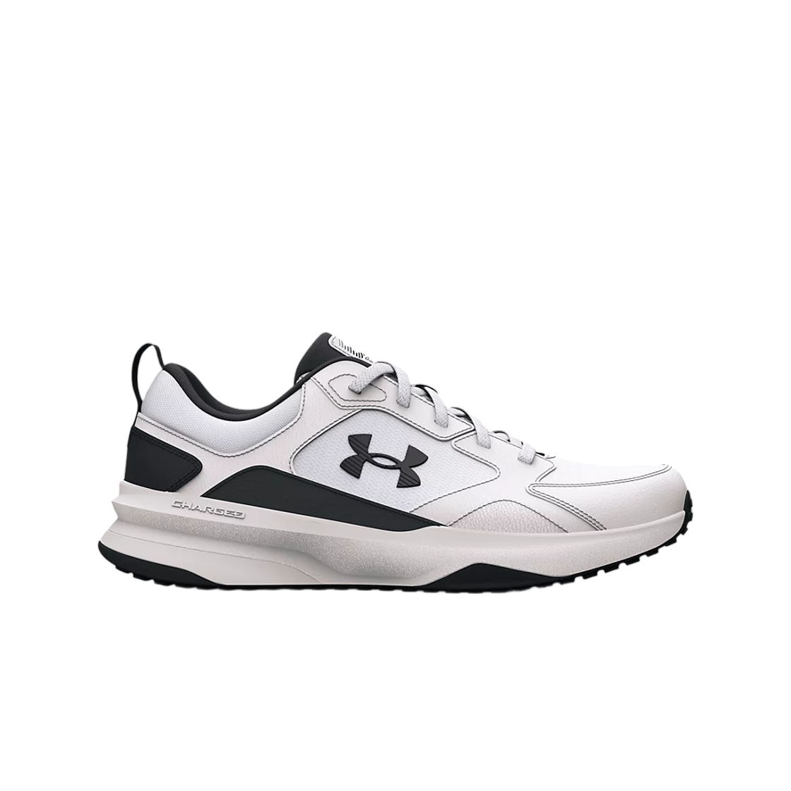 3026727-100 Under Armour UA Charged Edge Training Shoes White Black