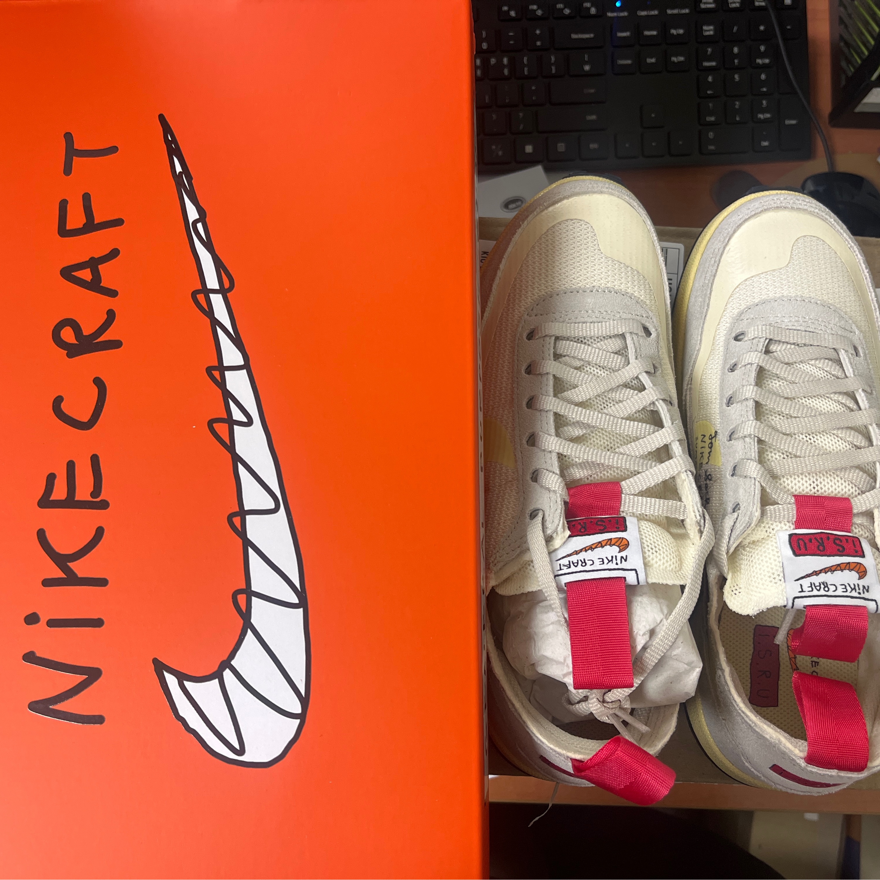 Nike x Tom Sachs General Purpose Shoe Grey Yellow 착용 스타일 - 3