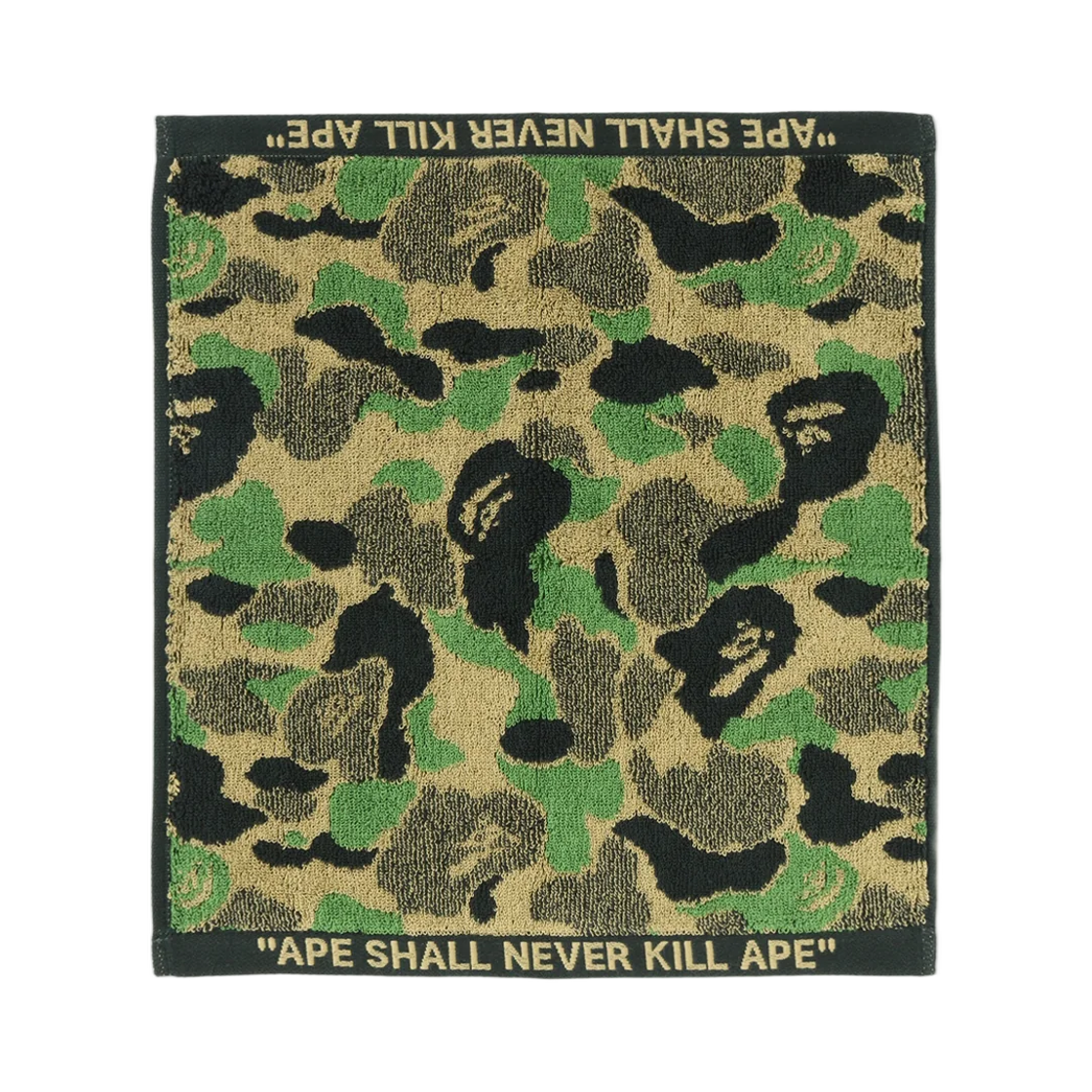 베이프 ABC 카모 워시 타월 그린(BAPE ABC Camo Wash Towel Green)