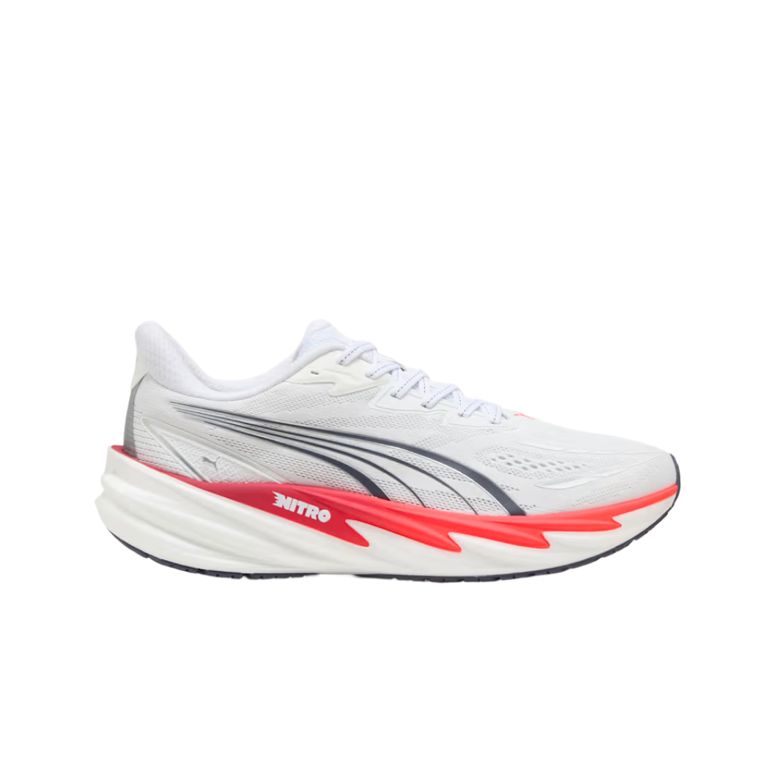 312944-05 Puma Velocity Nitro 5 White Ultra Red