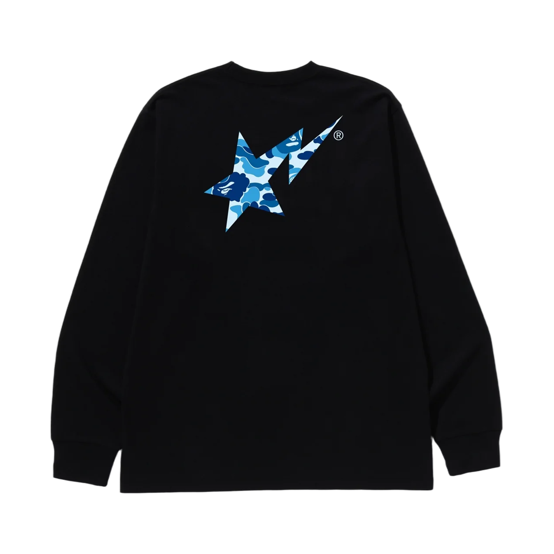베이프 ABC 카모 베이프 스타 롱슬리브 티셔츠 블랙 블루(BAPE ABC Camo Bape Sta L/S T-Shirt Black Blue) - 2