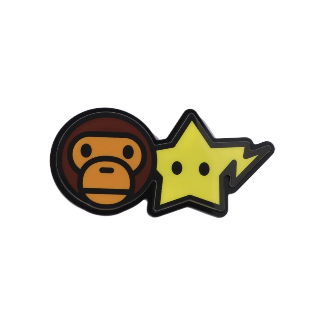 - BAPE Baby Milo Sta Acrylic Hair Clip Brown