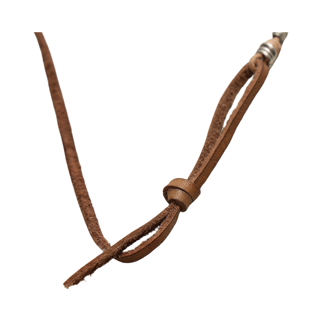 토우토우아카이브 오링 로고 하프 목걸이 브라운(TOWTOW.ARCHIVE O-Ring Logo Half Necklace Brown) - 5