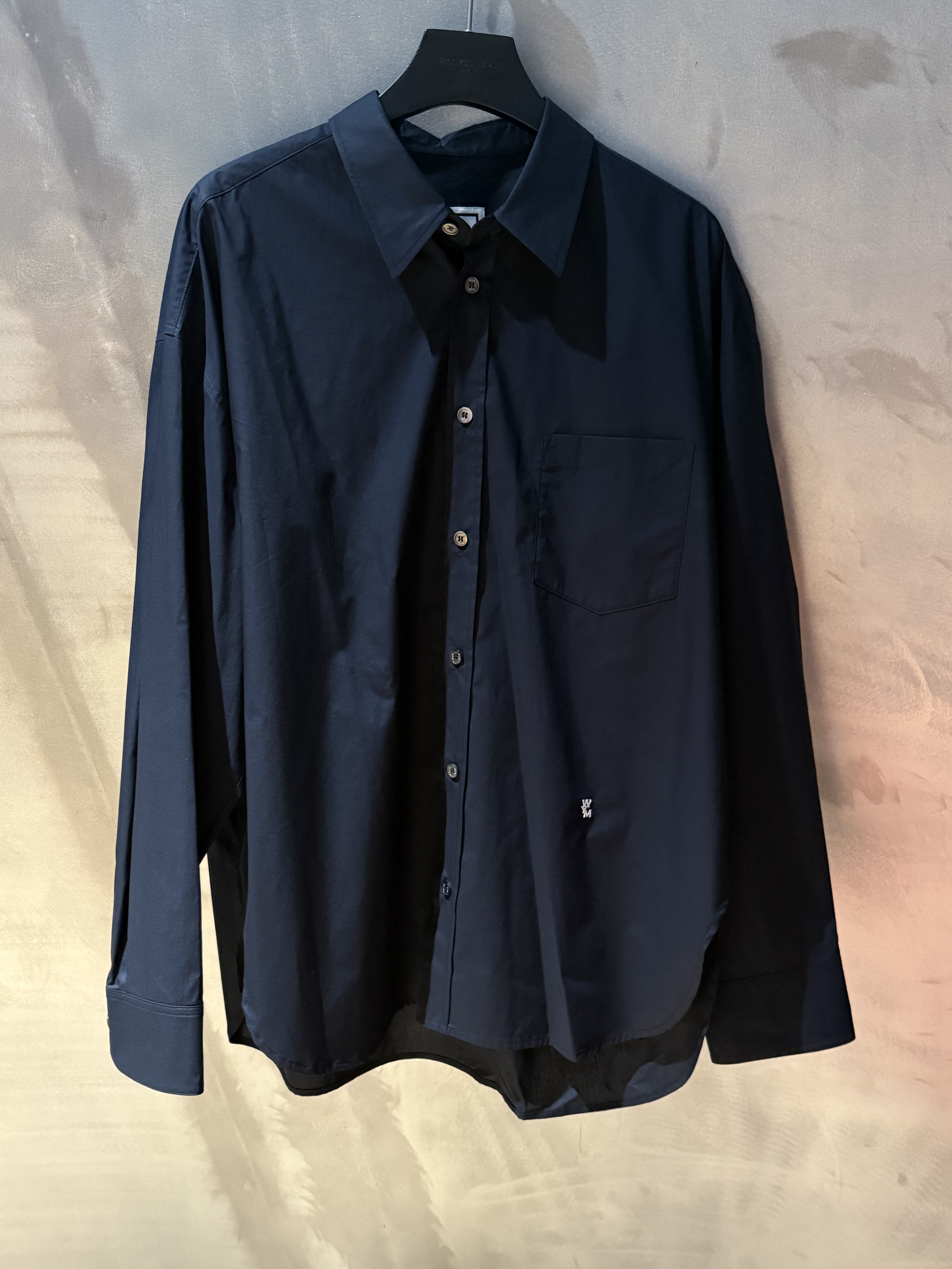 Wooyoungmi Crochet Shirt Black - 25FW, Wooyoungmi Cotton Back Logo T-Shirt Black - 26SS 착용 스타일 - 8