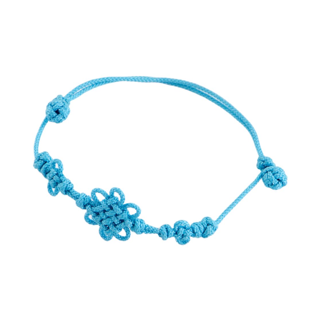 뮷즈 국화 매듭 팔찌 블루(MU:DS Chrysanthemum Knot Bracelet Blue) - 1