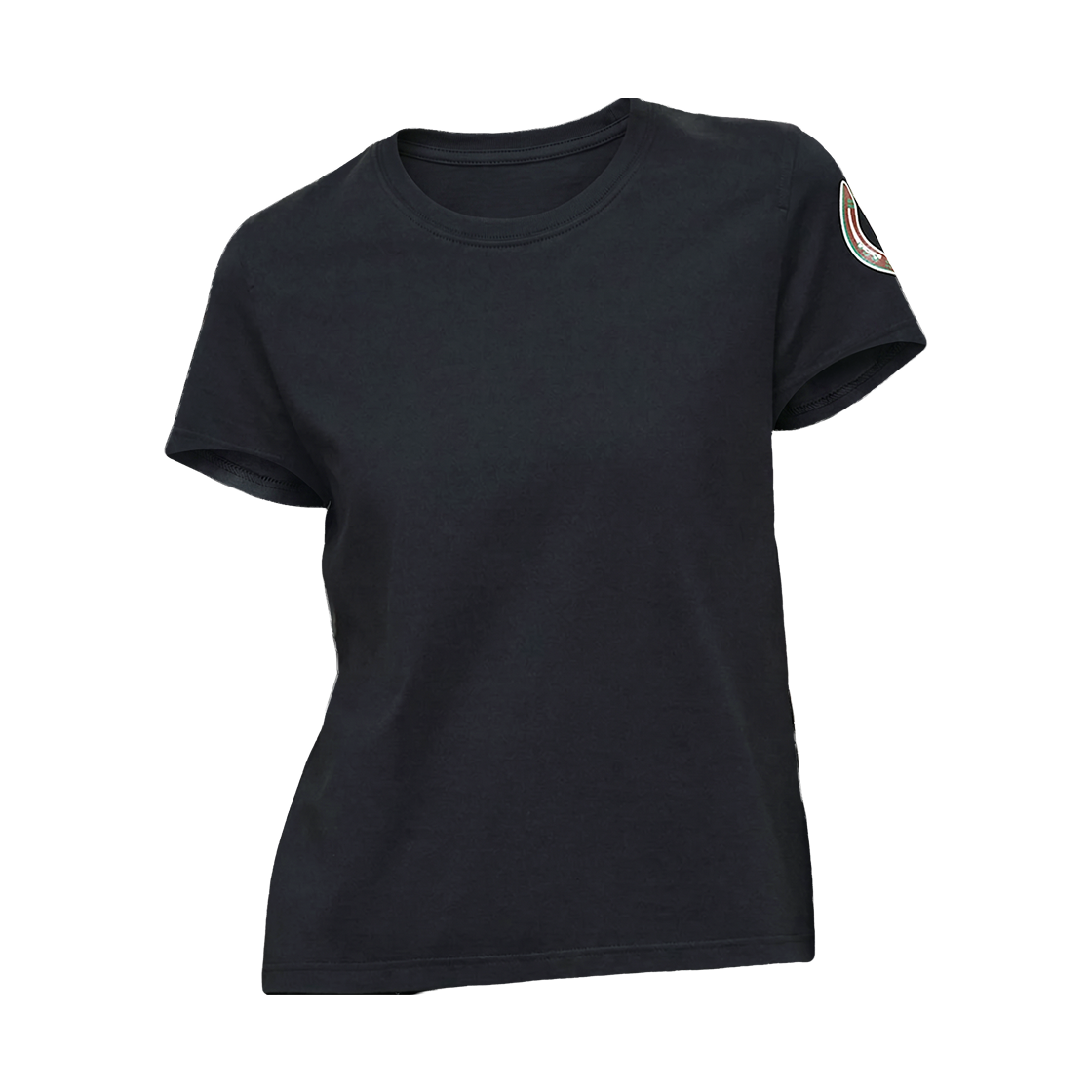 H6H4638DA02 (W) Hermes Printed Straight T-Shirt Noir