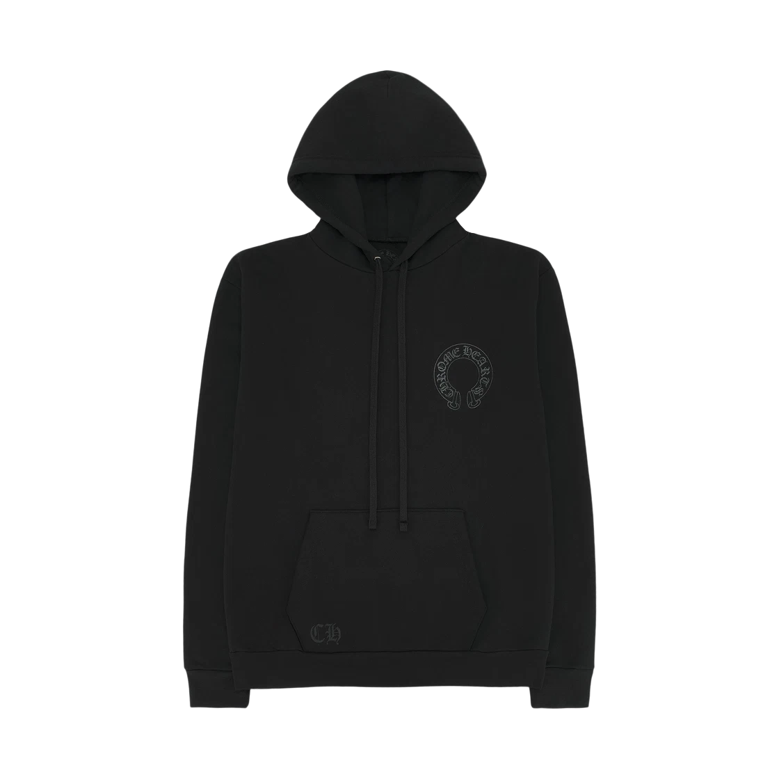 Chrome Hearts Chrome Hearts Horseshoe Floral Hoodie Black Black · M