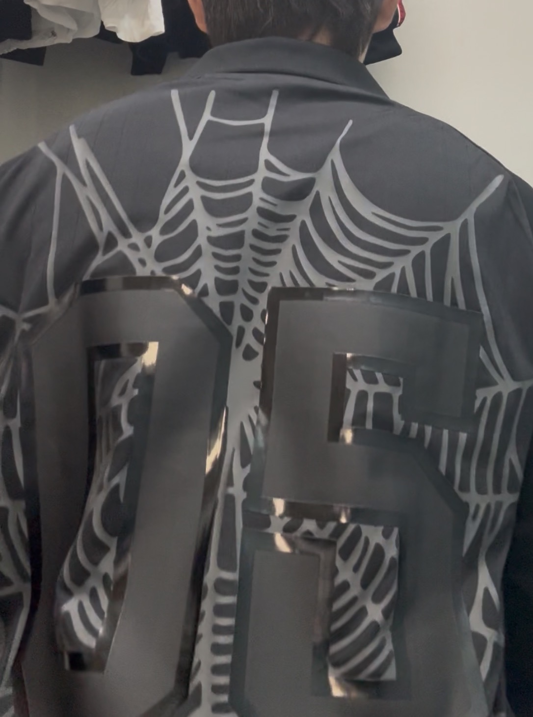 Adidas x Sp5der Jersey Black - KR Sizing 착용 스타일 - 2