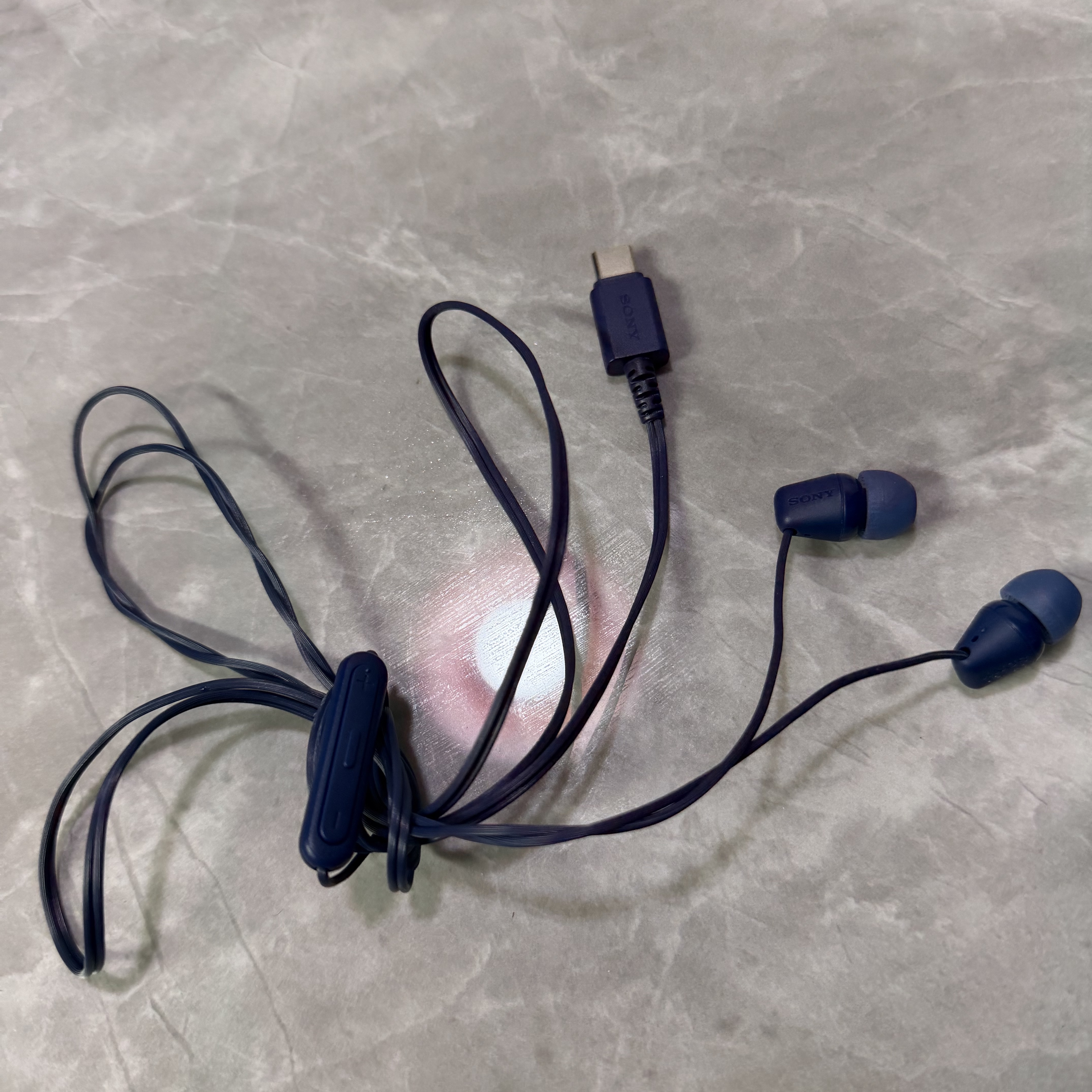 Sony IER-EX15C Blue  (Sony Korea Ver.) 착용 스타일