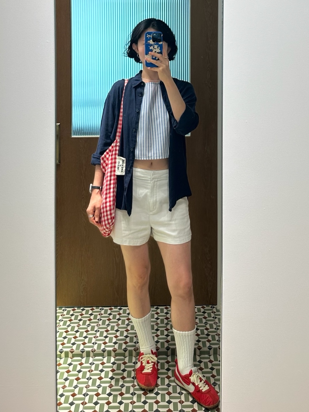 Nike x Jacquemus Moon Shoe SP University Red and Bicycle Yellow 착용 스타일 - 3