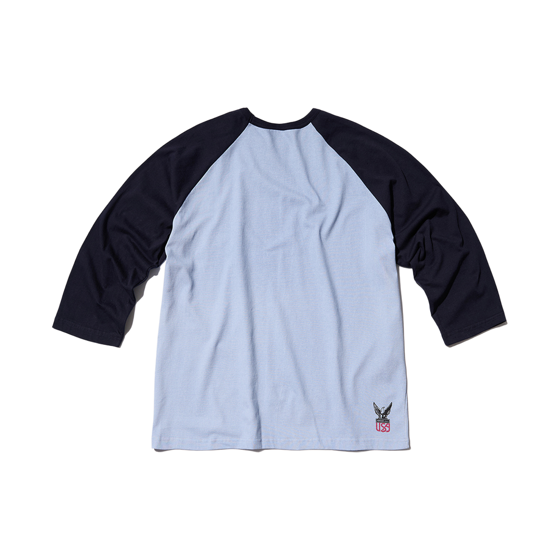 벤슨 레더 유에스에이 스타 플래그 래글런 티셔츠 블루 & 블루(Vanson Leatehrs USA Star Flag Raglan T-Shirt  Blue & Blue) - 2