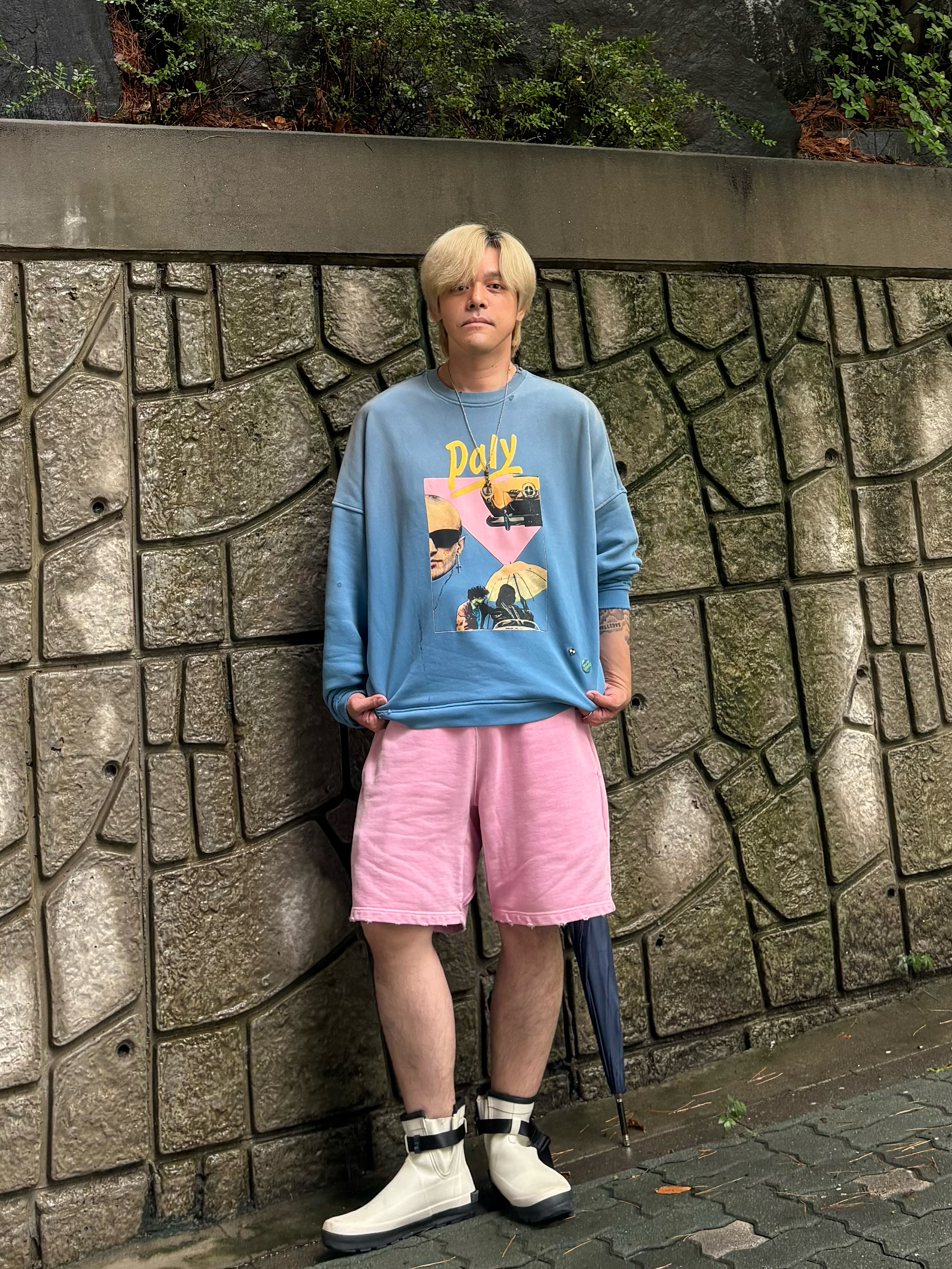 Moonstar 810s ET027 Marke Modi White, Hansroom Chrome Hearts ONE Ball Tiny Cross Charm 1P Dia 착용 스타일 - 1