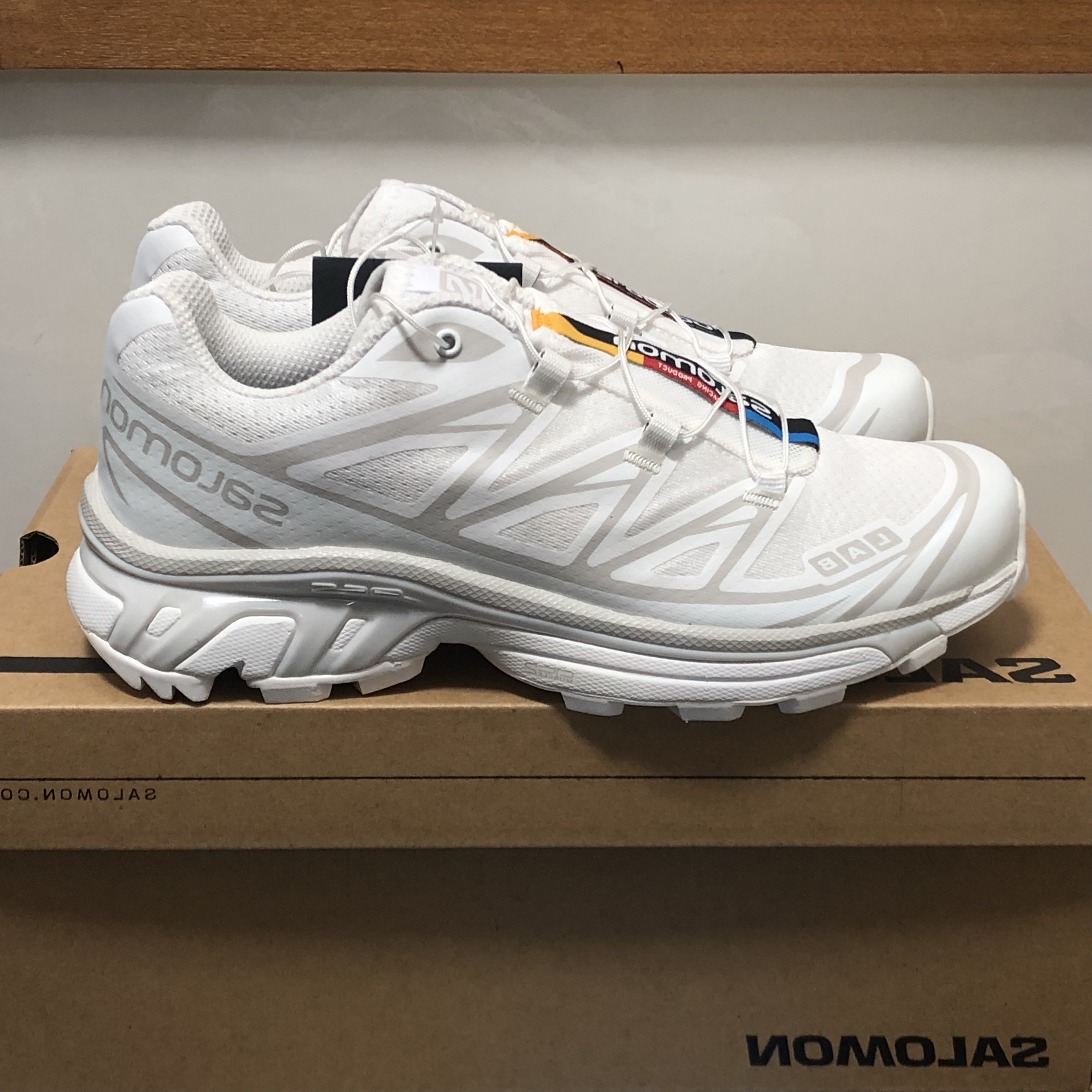 Salomon XT-6 ADV White 착용 스타일