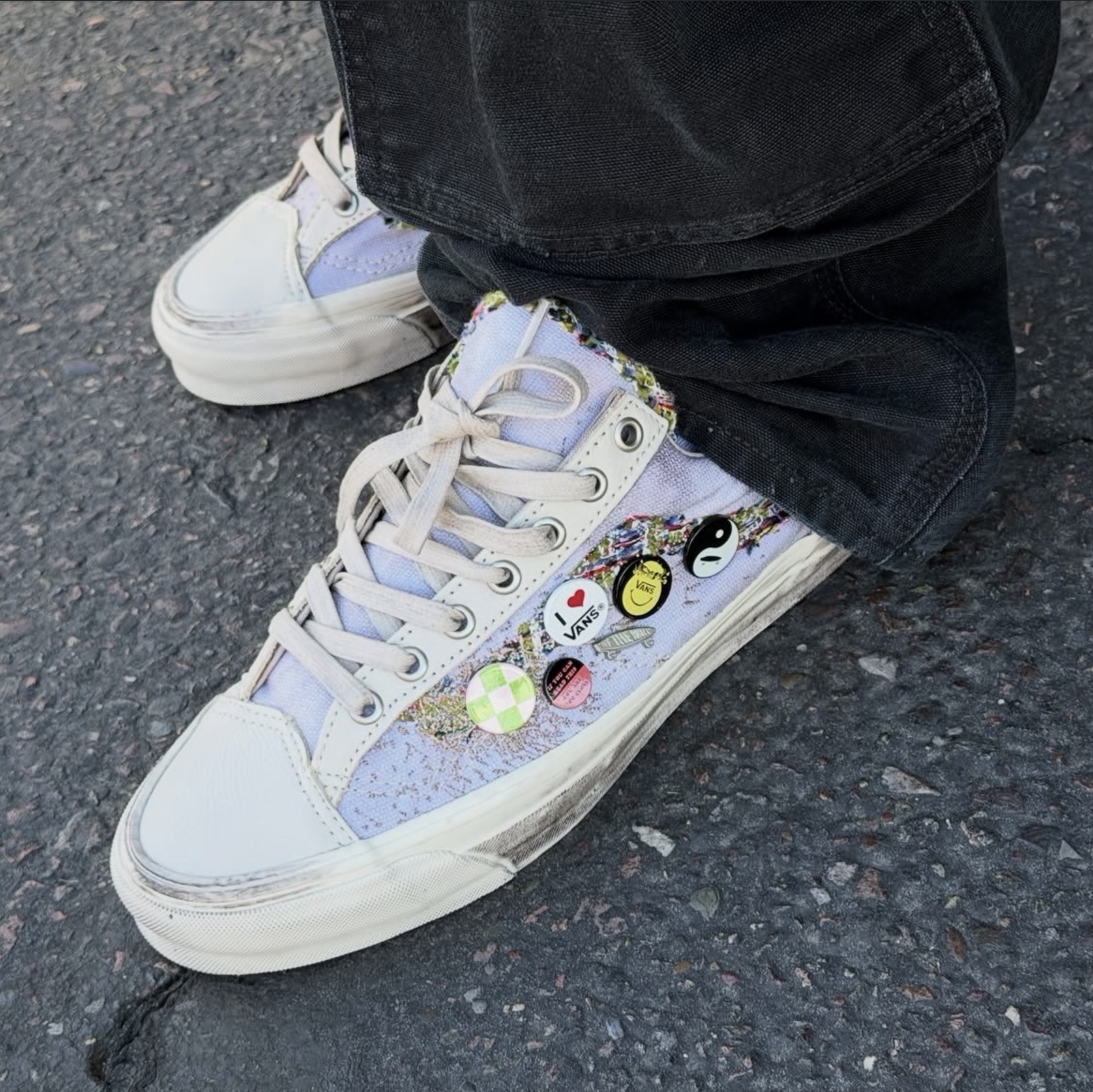 Vans Premium Old Skool 36 LX Souvenir Oatmeal Beige 착용 스타일